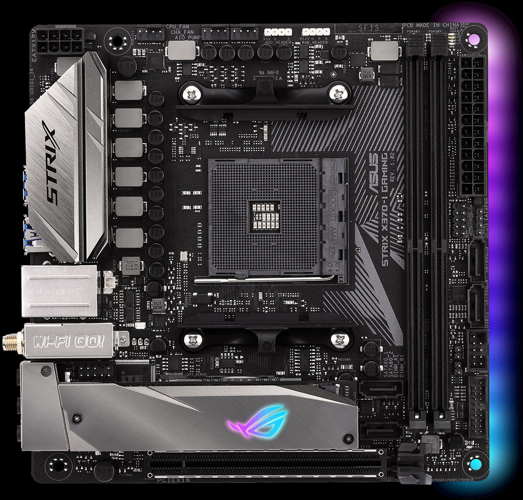 Asus ROG Strix X370 I Gaming Motherboard Specifications On